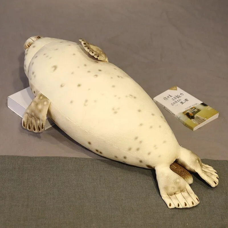 120cm Riesen Real Life Seelöwen Plüschtier Weich Kuscheltier Siegel Kissen Simulation Beschwichtigen Puppe Nettes Geschenk Für Babys