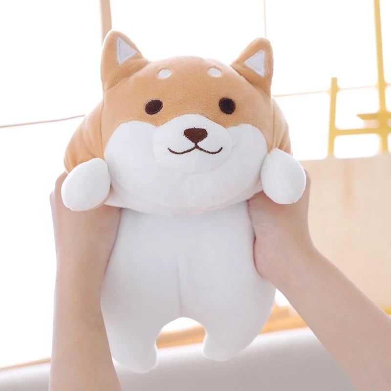 1pc Schöne Fett Shiba Inu & Corgi Hund Plüsch Spielzeug Gefüllte Weiche Kawaii Tier Cartoon Kissen Puppen Geschenk Für kinder Baby Kinder