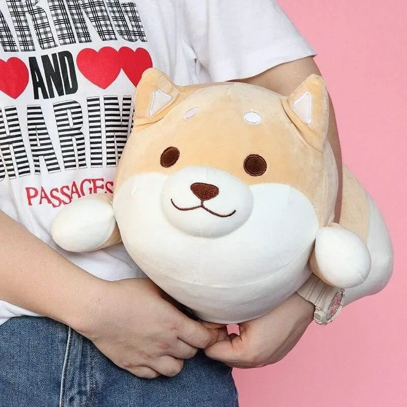 1pc Schöne Fett Shiba Inu & Corgi Hund Plüsch Spielzeug Gefüllte Weiche Kawaii Tier Cartoon Kissen Puppen Geschenk Für kinder Baby Kinder