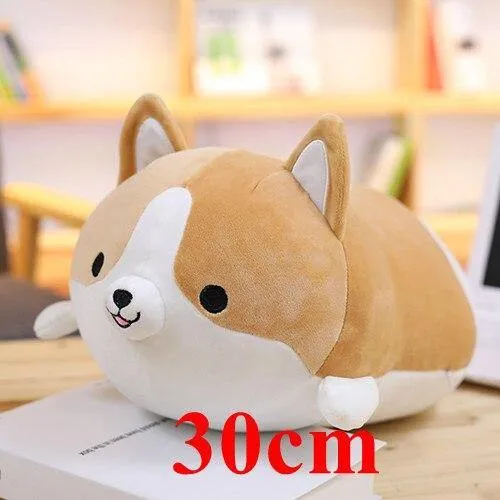 1pc Schöne Fett Shiba Inu & Corgi Hund Plüsch Spielzeug Gefüllte Weiche Kawaii Tier Cartoon Kissen Puppen Geschenk Für kinder Baby Kinder