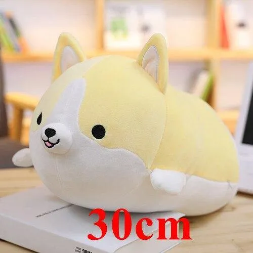 1pc Schöne Fett Shiba Inu & Corgi Hund Plüsch Spielzeug Gefüllte Weiche Kawaii Tier Cartoon Kissen Puppen Geschenk Für kinder Baby Kinder