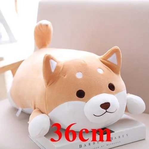 1pc Schöne Fett Shiba Inu & Corgi Hund Plüsch Spielzeug Gefüllte Weiche Kawaii Tier Cartoon Kissen Puppen Geschenk Für kinder Baby Kinder