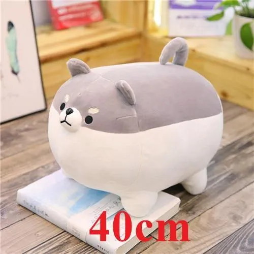 1pc Schöne Fett Shiba Inu & Corgi Hund Plüsch Spielzeug Gefüllte Weiche Kawaii Tier Cartoon Kissen Puppen Geschenk Für kinder Baby Kinder