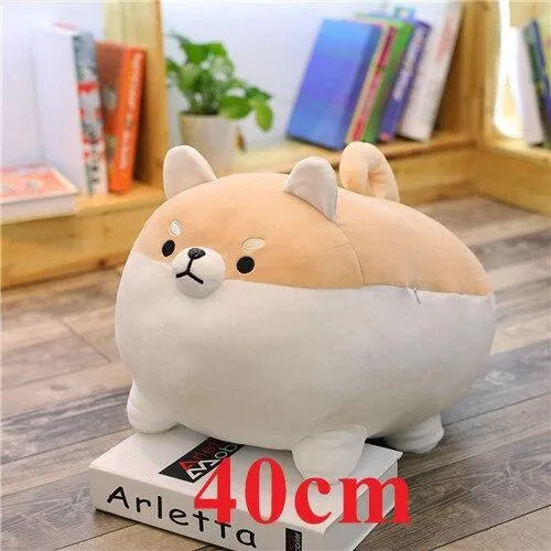 1pc Schöne Fett Shiba Inu & Corgi Hund Plüsch Spielzeug Gefüllte Weiche Kawaii Tier Cartoon Kissen Puppen Geschenk Für kinder Baby Kinder