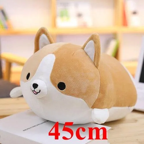 1pc Schöne Fett Shiba Inu & Corgi Hund Plüsch Spielzeug Gefüllte Weiche Kawaii Tier Cartoon Kissen Puppen Geschenk Für kinder Baby Kinder