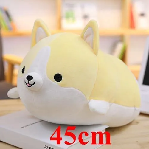1pc Schöne Fett Shiba Inu & Corgi Hund Plüsch Spielzeug Gefüllte Weiche Kawaii Tier Cartoon Kissen Puppen Geschenk Für kinder Baby Kinder
