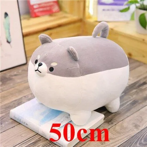 1pc Schöne Fett Shiba Inu & Corgi Hund Plüsch Spielzeug Gefüllte Weiche Kawaii Tier Cartoon Kissen Puppen Geschenk Für kinder Baby Kinder