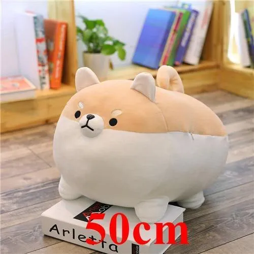 1pc Schöne Fett Shiba Inu & Corgi Hund Plüsch Spielzeug Gefüllte Weiche Kawaii Tier Cartoon Kissen Puppen Geschenk Für kinder Baby Kinder