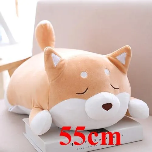 1pc Schöne Fett Shiba Inu & Corgi Hund Plüsch Spielzeug Gefüllte Weiche Kawaii Tier Cartoon Kissen Puppen Geschenk Für kinder Baby Kinder