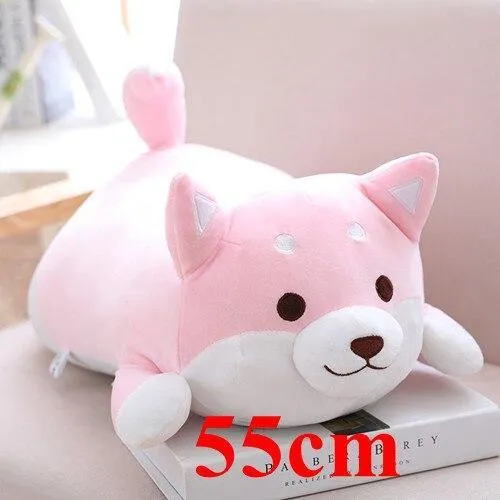 1pc Schöne Fett Shiba Inu & Corgi Hund Plüsch Spielzeug Gefüllte Weiche Kawaii Tier Cartoon Kissen Puppen Geschenk Für kinder Baby Kinder