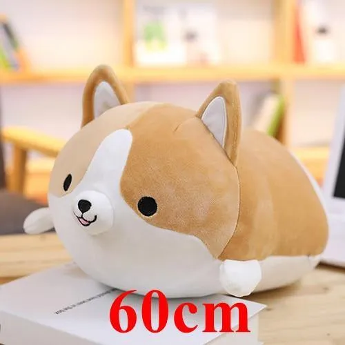 1pc Schöne Fett Shiba Inu & Corgi Hund Plüsch Spielzeug Gefüllte Weiche Kawaii Tier Cartoon Kissen Puppen Geschenk Für kinder Baby Kinder