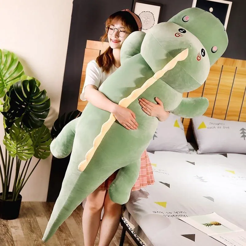 Neue Große Größe Lange Schöne Dinosaurier Plüsch Spielzeug Weiche Cartoon Tier Dinosaurier Gefüllte Puppe Freund Kissen Kinder Mädchen Geburtstag Geschenk