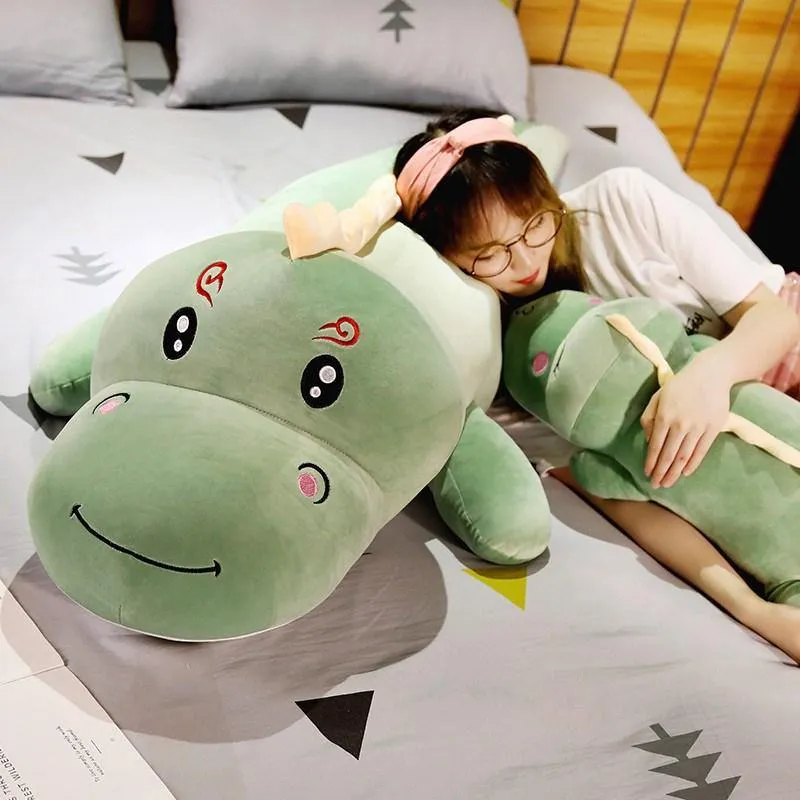 Neue Große Größe Lange Schöne Dinosaurier Plüsch Spielzeug Weiche Cartoon Tier Dinosaurier Gefüllte Puppe Freund Kissen Kinder Mädchen Geburtstag Geschenk