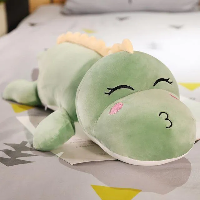 Neue Große Größe Lange Schöne Dinosaurier Plüsch Spielzeug Weiche Cartoon Tier Dinosaurier Gefüllte Puppe Freund Kissen Kinder Mädchen Geburtstag Geschenk