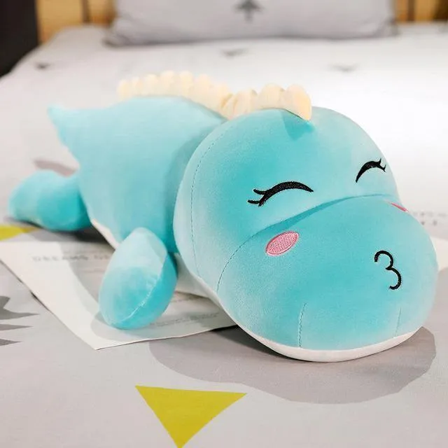 Neue Große Größe Lange Schöne Dinosaurier Plüsch Spielzeug Weiche Cartoon Tier Dinosaurier Gefüllte Puppe Freund Kissen Kinder Mädchen Geburtstag Geschenk