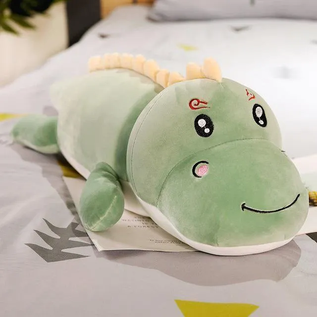 Neue Große Größe Lange Schöne Dinosaurier Plüsch Spielzeug Weiche Cartoon Tier Dinosaurier Gefüllte Puppe Freund Kissen Kinder Mädchen Geburtstag Geschenk