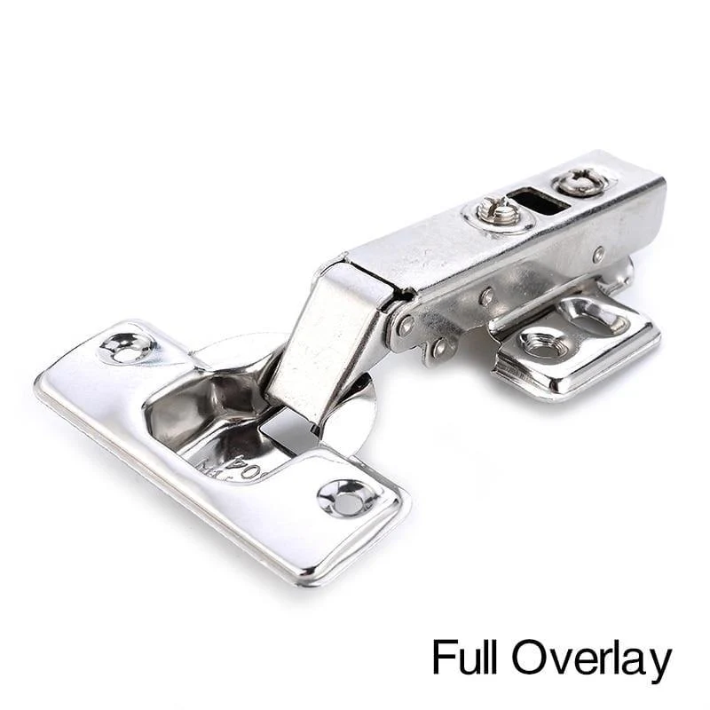 4PCS C Serie Scharnier Edelstahl Tür Hydraulische Scharniere Dämpferpuffer Soft Close Für Schrank Küchenmöbel Hardware