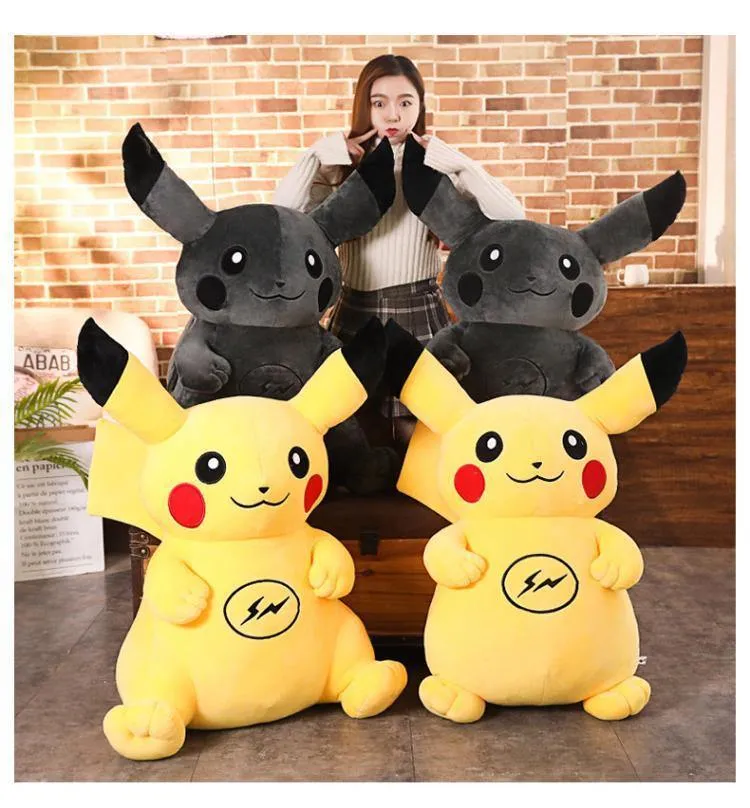 Hiroshi Fujiwara Joint Dunkelschwarz Pikachu CHUSIHAI Pikachu Cartoon Plüschtier Puppe Puppe