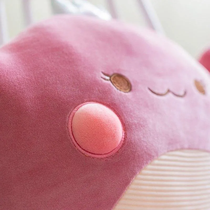 Weiches Krabben-Lesekissen 55cm Tierplüschspielzeug Mädchenjunge Kreatives Kuscheltierkissen Schlafpuppen für Kindergeburtstagsgeschenk
