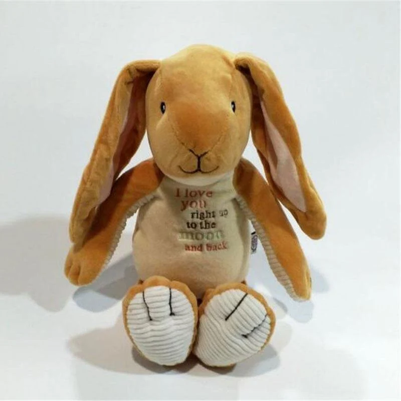 22 cm süßes Kaninchen-Plüschtier, Ratet mal, wie sehr ich dich liebe, gefüllte Tierpuppe als Geschenk für Kinder