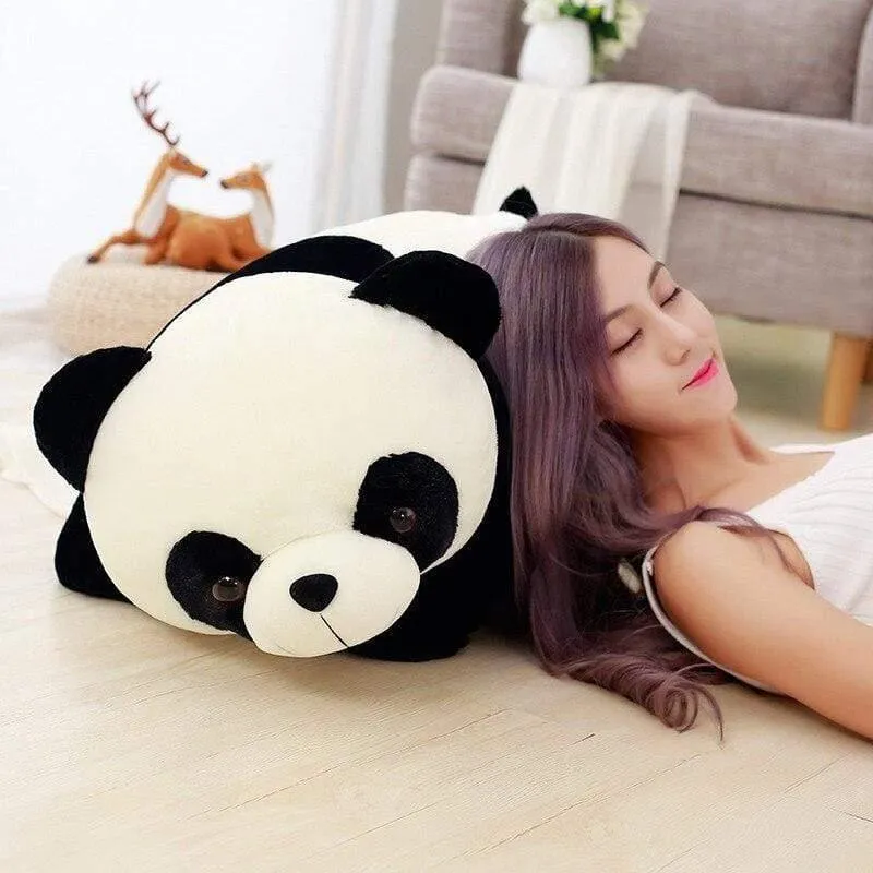 Nettes Baby Tierpuppe Spielzeug Panda Plüsch Bär Tier Kissen Cartoonpanda Würdige Puppe Baby Girl Liebhaber Geschenk Spielzeug