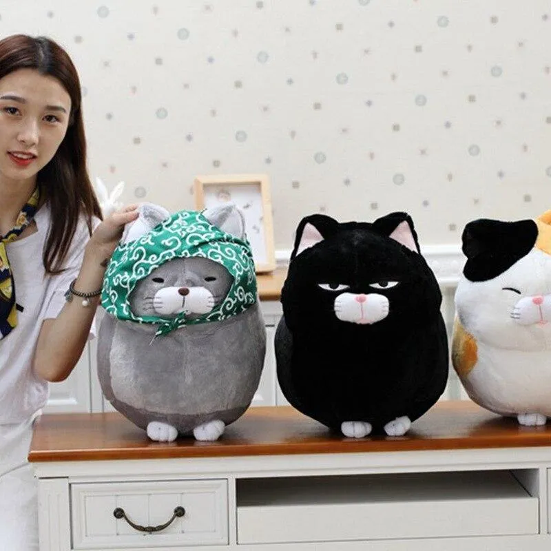 30/40 cm Nette Katze Plüsch Spielzeug Schwarz Grau Weiß Katze Stofftiere Schöne Tiere Katze Puppe Geburtstag Geschenk für Kinder Mädchen Zimmer Dekor