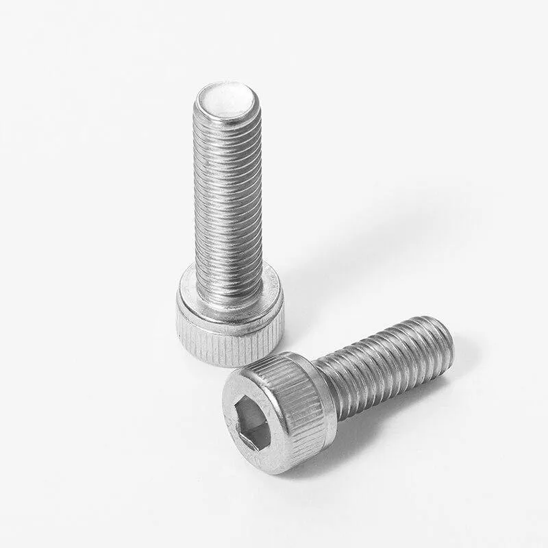 M5 304 Edelstahl Innensechskantschraube M5x6 25 30 35 40 45 70 75 80 85 90 100 mm Innensechskantschraube M5 Mutter und Unterlegscheibe