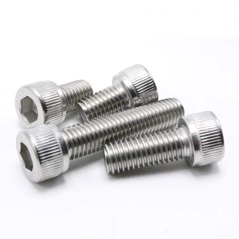 50 Stück M2 * 4 mm/6 mm/8 mm/10 mm/12 mm/16 mm/20 mm/25 mm/30 mm Edelstahl M2-Schrauben Allen-Innensechskantschraube Bolzen Möbelverschluss