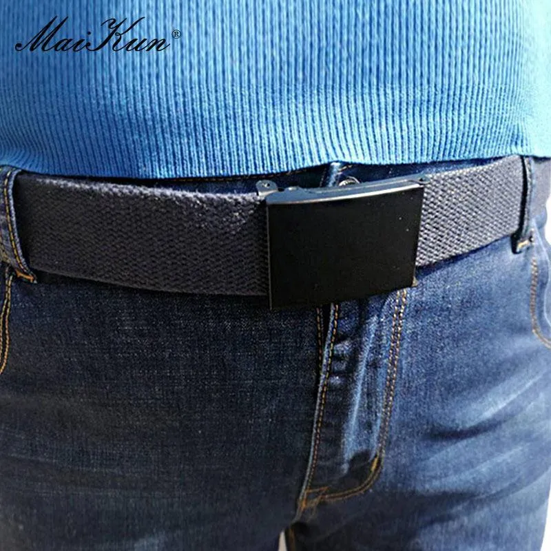 Canvas Gürtel für Männer Militärische taktische männliche Riemen Metall Schieber Schnalle Männer Gürtel für Jeans Hosen