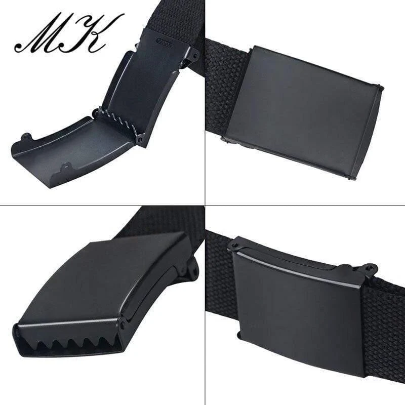 Canvas Gürtel für Männer Militärische taktische männliche Riemen Metall Schieber Schnalle Männer Gürtel für Jeans Hosen