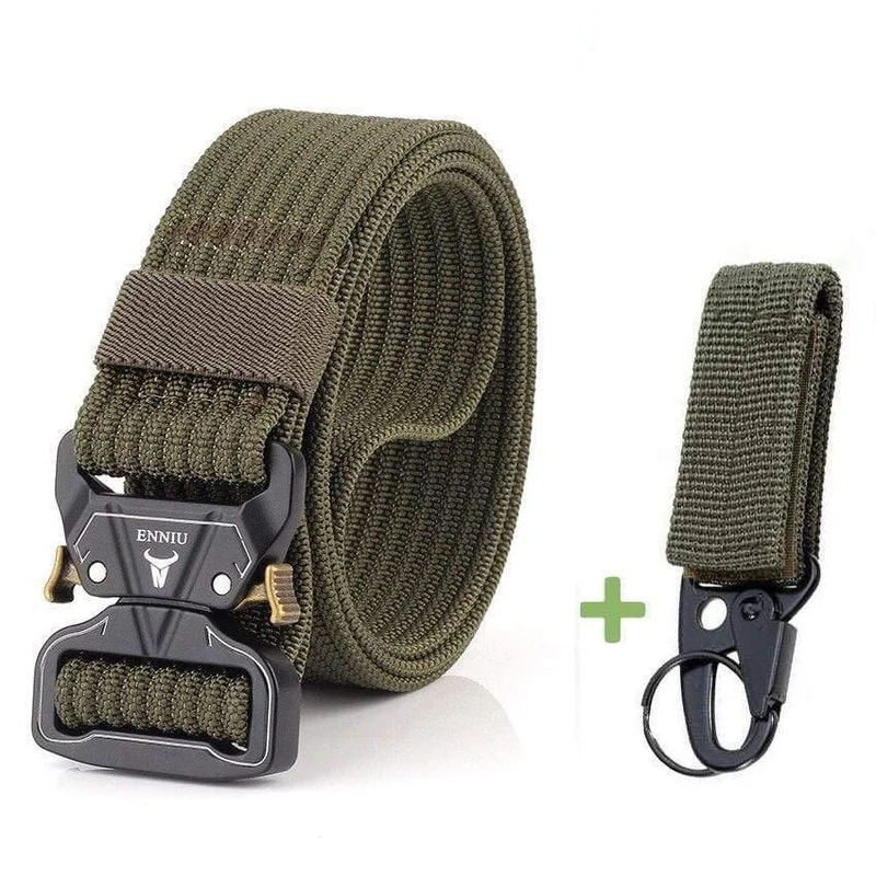 12 Farben Nylongürtel Army Tactical Belt Men Militärische Kampfgürtel Knock Off Emergency Survival Waist Tactical Gear Hohe Qualität