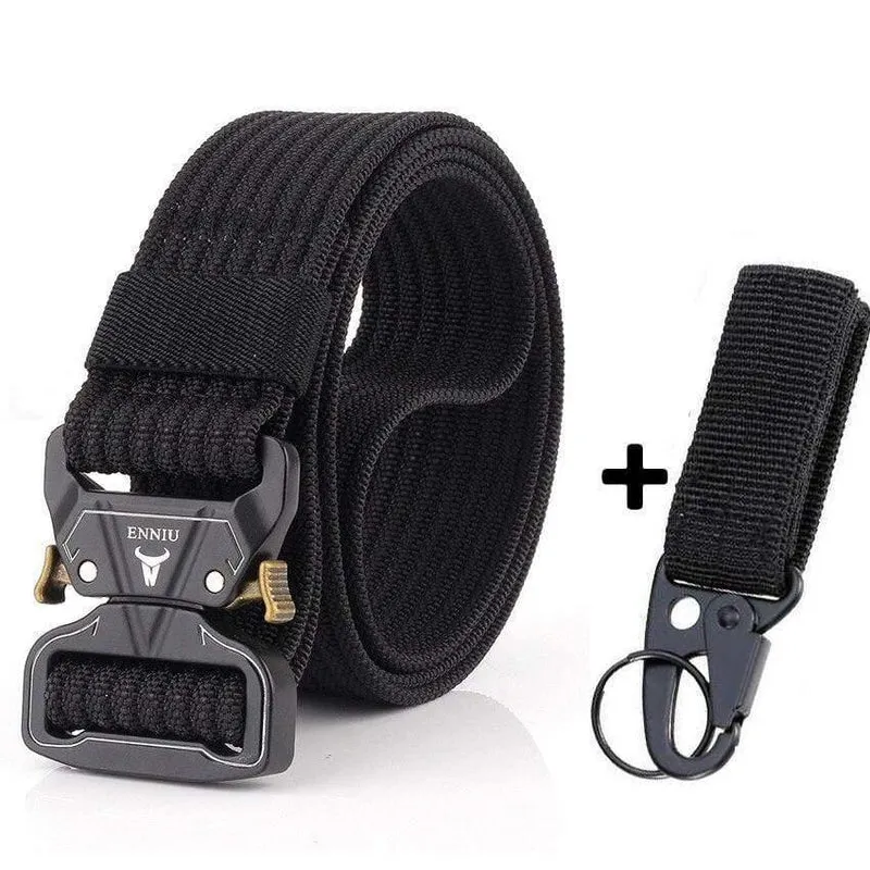 12 Farben Nylongürtel Army Tactical Belt Men Militärische Kampfgürtel Knock Off Emergency Survival Waist Tactical Gear Hohe Qualität