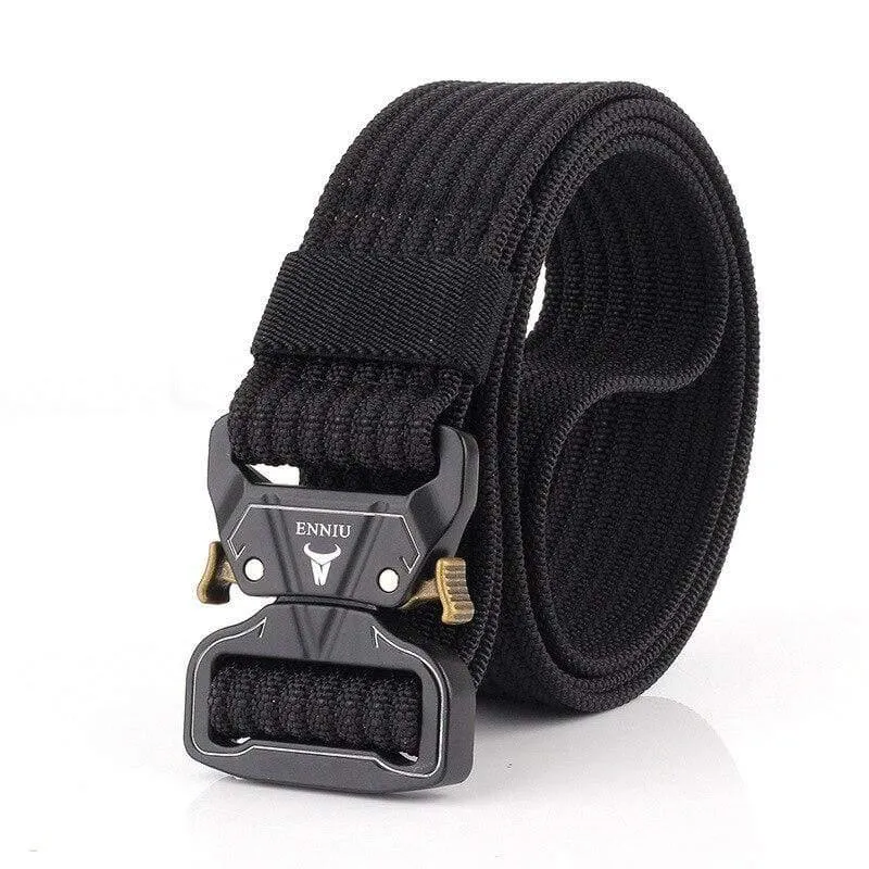 12 Farben Nylongürtel Army Tactical Belt Men Militärische Kampfgürtel Knock Off Emergency Survival Waist Tactical Gear Hohe Qualität