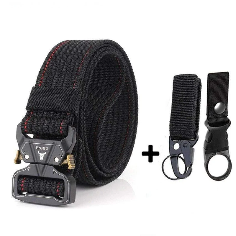 12 Farben Nylongürtel Army Tactical Belt Men Militärische Kampfgürtel Knock Off Emergency Survival Waist Tactical Gear Hohe Qualität