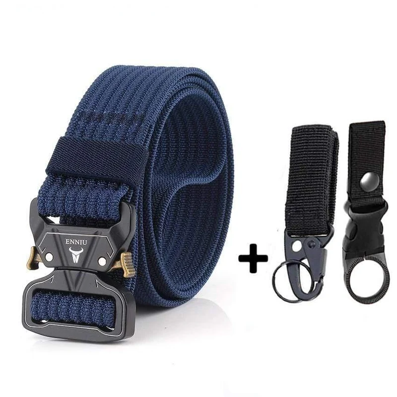 12 Farben Nylongürtel Army Tactical Belt Men Militärische Kampfgürtel Knock Off Emergency Survival Waist Tactical Gear Hohe Qualität