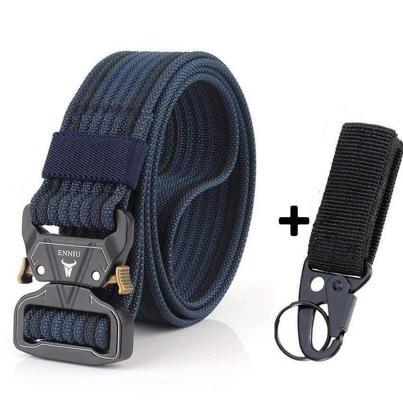 12 Farben Nylongürtel Army Tactical Belt Men Militärische Kampfgürtel Knock Off Emergency Survival Waist Tactical Gear Hohe Qualität