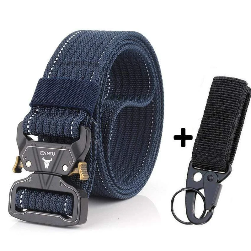 12 Farben Nylongürtel Army Tactical Belt Men Militärische Kampfgürtel Knock Off Emergency Survival Waist Tactical Gear Hohe Qualität