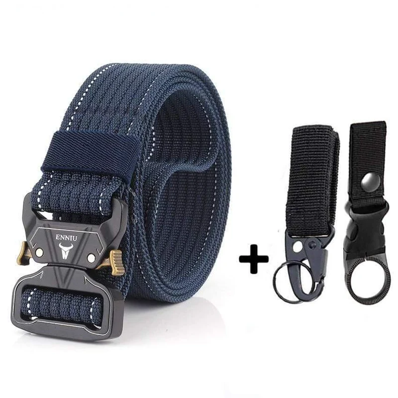 12 Farben Nylongürtel Army Tactical Belt Men Militärische Kampfgürtel Knock Off Emergency Survival Waist Tactical Gear Hohe Qualität