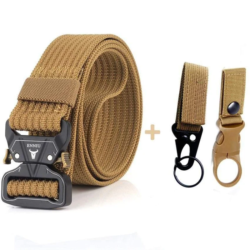 12 Farben Nylongürtel Army Tactical Belt Men Militärische Kampfgürtel Knock Off Emergency Survival Waist Tactical Gear Hohe Qualität
