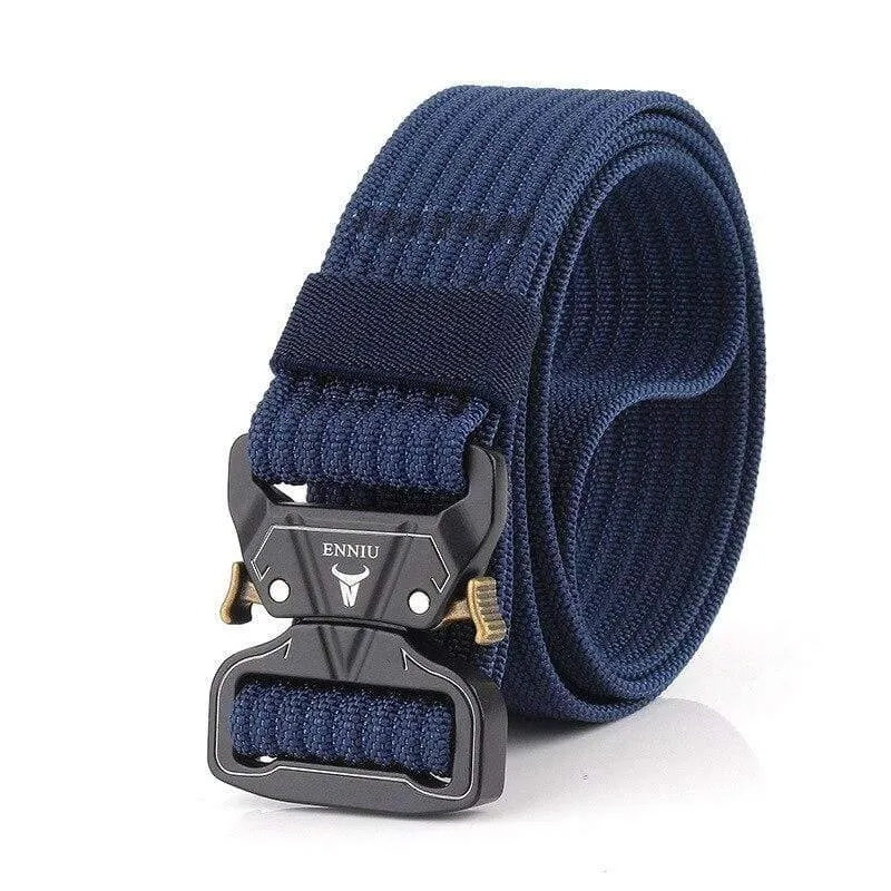 12 Farben Nylongürtel Army Tactical Belt Men Militärische Kampfgürtel Knock Off Emergency Survival Waist Tactical Gear Hohe Qualität