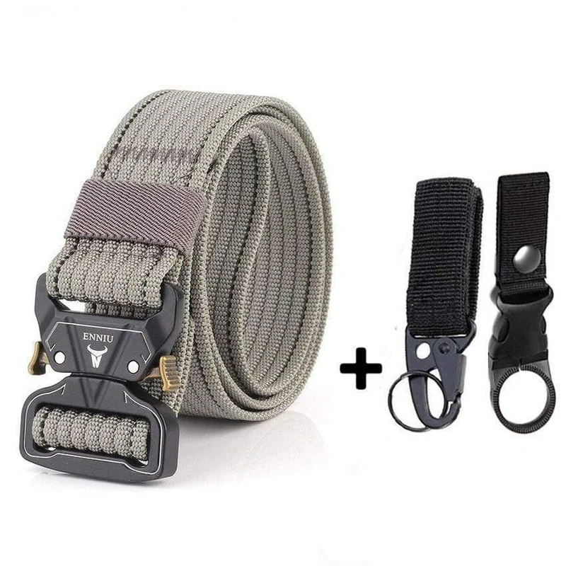 12 Farben Nylongürtel Army Tactical Belt Men Militärische Kampfgürtel Knock Off Emergency Survival Waist Tactical Gear Hohe Qualität