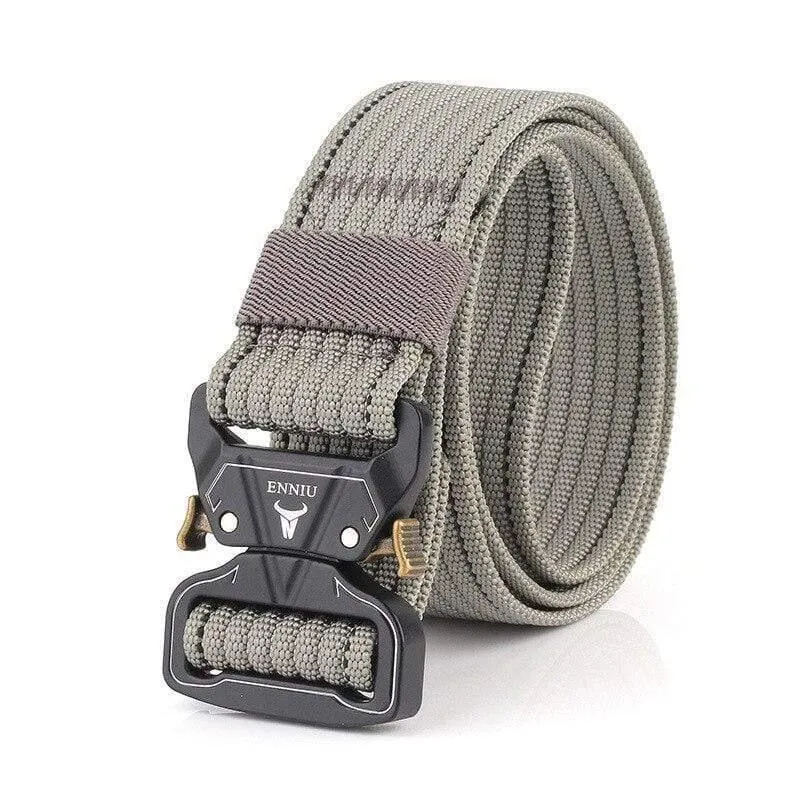 12 Farben Nylongürtel Army Tactical Belt Men Militärische Kampfgürtel Knock Off Emergency Survival Waist Tactical Gear Hohe Qualität