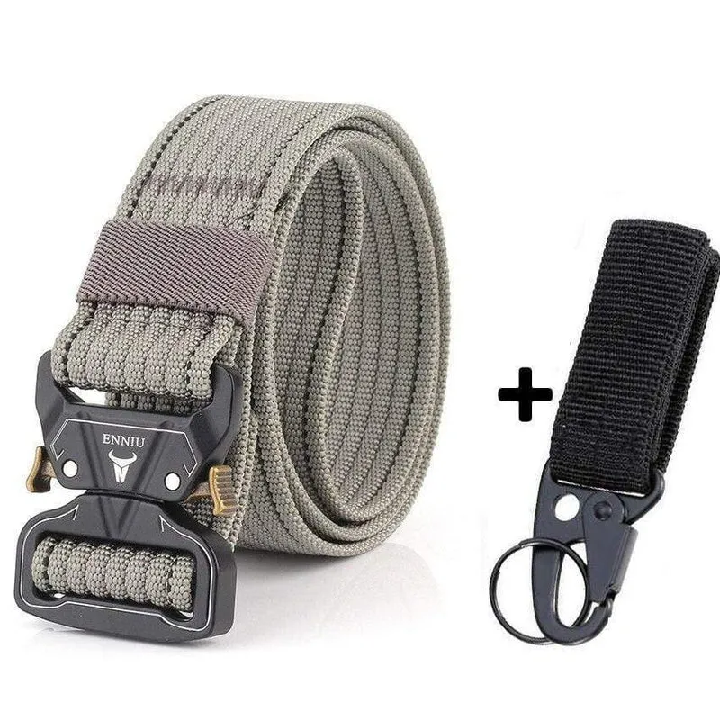 12 Farben Nylongürtel Army Tactical Belt Men Militärische Kampfgürtel Knock Off Emergency Survival Waist Tactical Gear Hohe Qualität