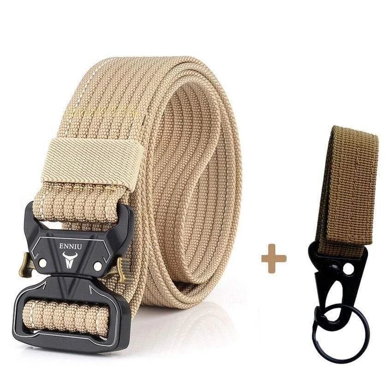 12 Farben Nylongürtel Army Tactical Belt Men Militärische Kampfgürtel Knock Off Emergency Survival Waist Tactical Gear Hohe Qualität
