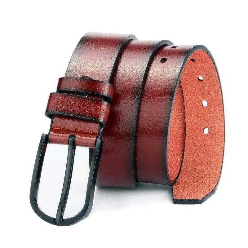 Mann Ledergürtel Luxus hochwertige Gürtel für Männer und Frauen New Fashion Classice Vintage Nadelschnalle Ledergürtel Männergürtel Männer