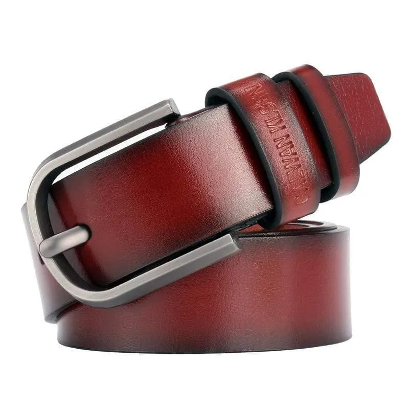 Mann Ledergürtel Luxus hochwertige Gürtel für Männer und Frauen New Fashion Classice Vintage Nadelschnalle Ledergürtel Männergürtel Männer