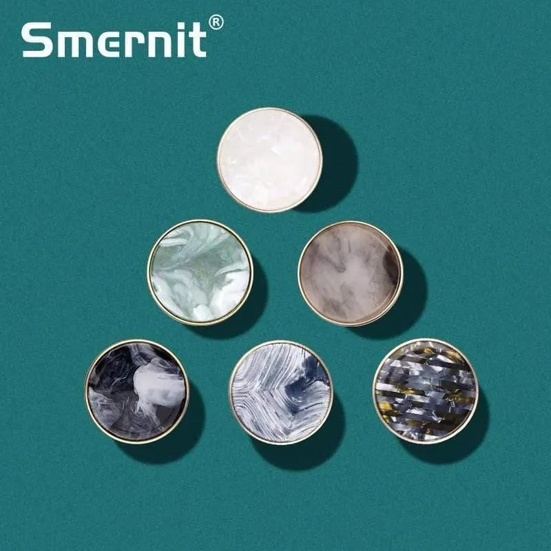Messing Möbelgriffe Elegante Türgriffe und Griffe für Schrank Küche Schrank Schublade zieht Wandbehang Haken Shell Resin