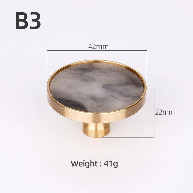 Messing Möbelgriffe Elegante Türgriffe und Griffe für Schrank Küche Schrank Schublade zieht Wandbehang Haken Shell Resin