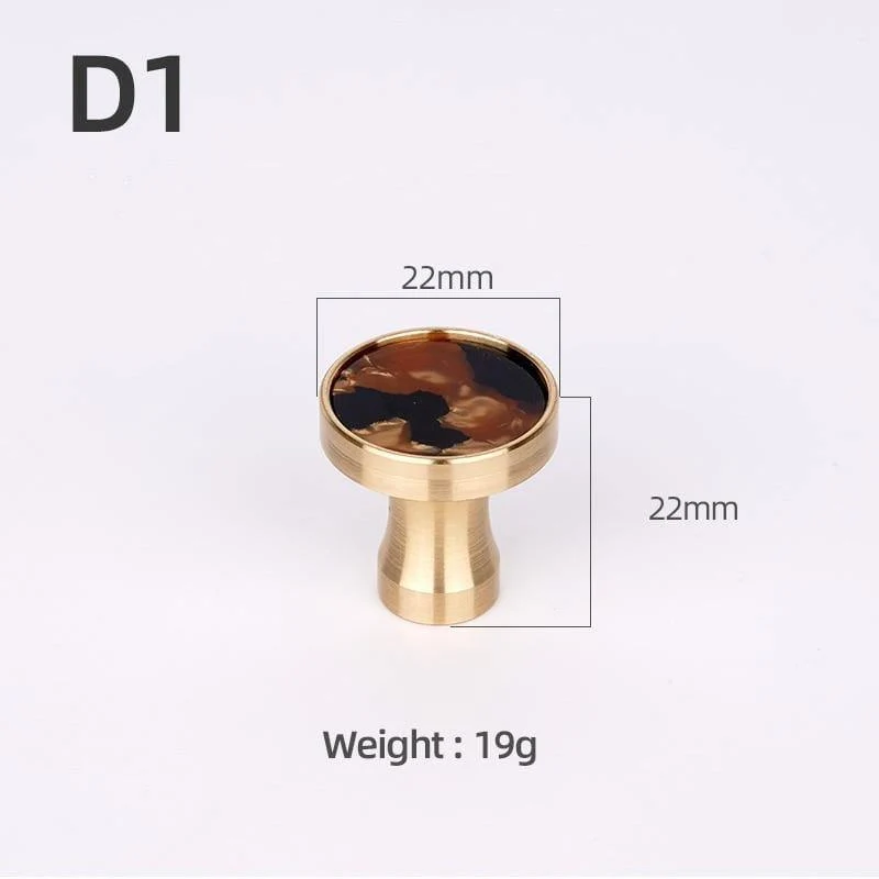 Messing Möbelgriffe Elegante Türgriffe und Griffe für Schrank Küche Schrank Schublade zieht Wandbehang Haken Shell Resin