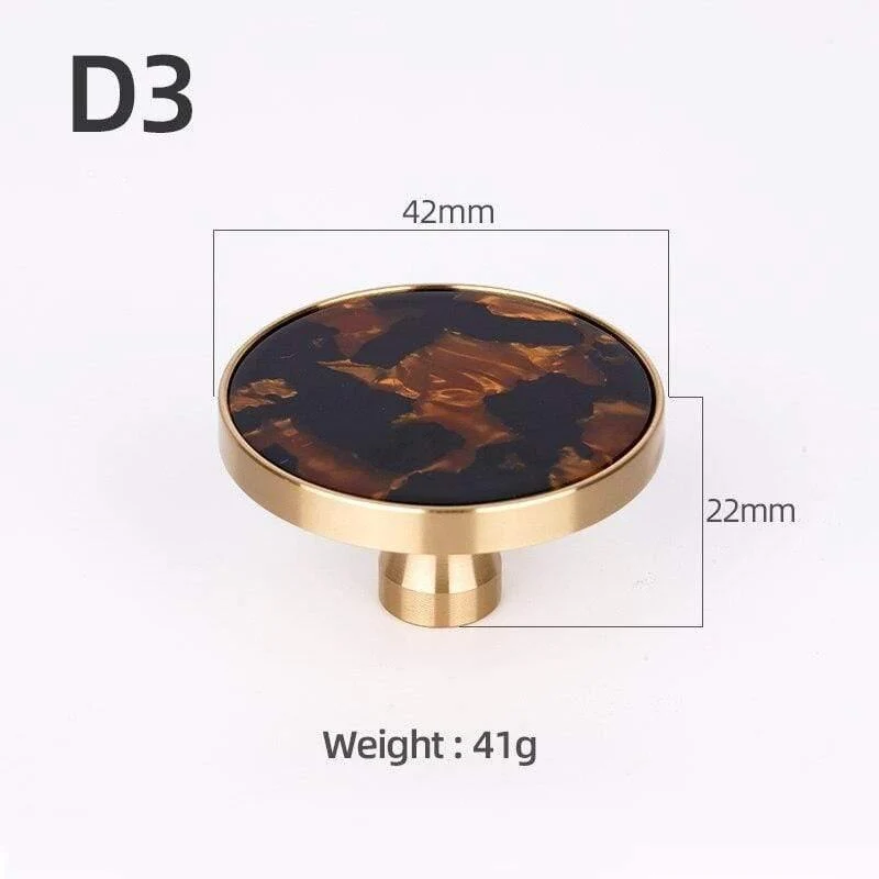 Messing Möbelgriffe Elegante Türgriffe und Griffe für Schrank Küche Schrank Schublade zieht Wandbehang Haken Shell Resin